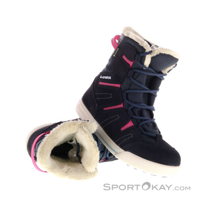 Lowa Lucy GTX Kinder Winterschuhe Gore-Tex-Dunkel-Blau-31