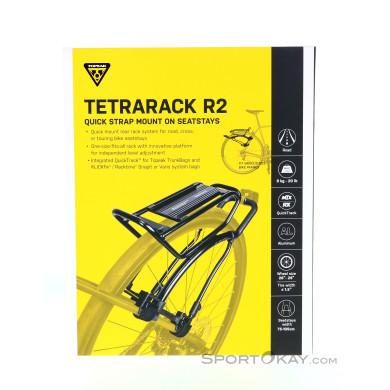 Topeak TetraRack R2 Gepäckträger-Schwarz-One Size