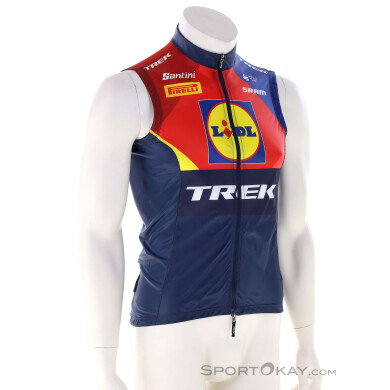 Trek Lidl-Trek Replica Race Wind Herren Bikeweste-Mehrfarbig-L
