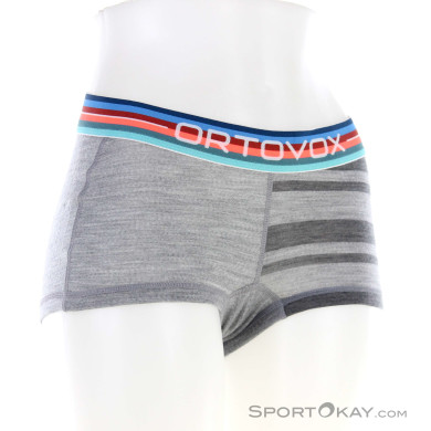 Ortovox 185 Rock'n'Wool Hot Pants Damen Funktionsshort-Grau-XL
