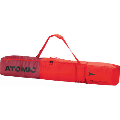 Atomic Double Ski Bag Skisack-Rot-One Size