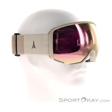 Atomic Revent L HD Skibrille-Beige-One Size