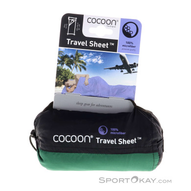 Cocoon Travel Sheet Mikrofaser Schlafsack-Oliv-Dunkelgrün-One Size