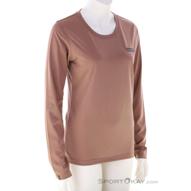 ION Logo DRI L/S Damen Bikeshirt-Braun-M