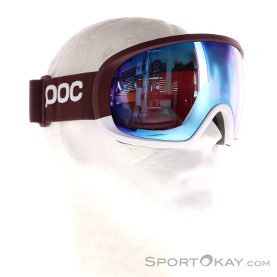 POC Fovea Clarity Comp Skibrille-Dunkel-Rot-One Size
