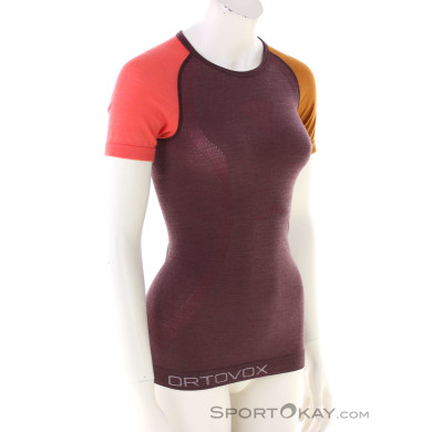 Ortovox 120 Comp Light Damen Funktionsshirt-Dunkel-Rot-XS