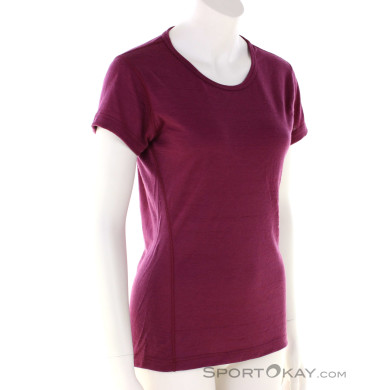 Devold Jakta Merino 200 Damen T-Shirt-Dunkel-Rot-S