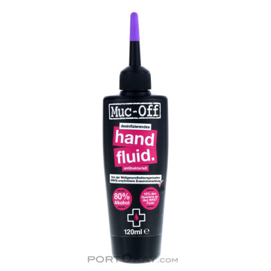 Muc Off Antibacterial Hand Fluid 120ml Desinfektionsmittel-Pink-Rosa-One Size