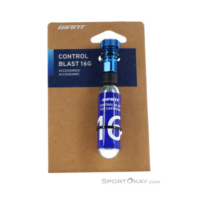 Giant Control Blast 16g CO2 Minipumpe-Schwarz-One Size
