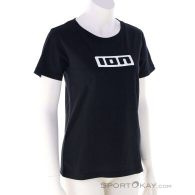 ION Logo S/S Damen Bikeshirt-Schwarz-M