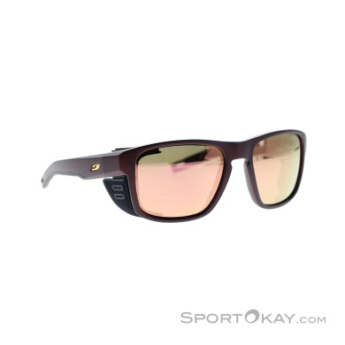 Julbo Shield M Sonnenbrille-Dunkel-Rot-One Size