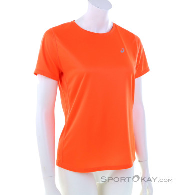 Asics Katakana SS Top Damen T-Shirt-Orange-S