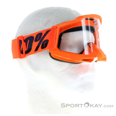 100% Accuri 2 Clear Goggle-Orange-One Size