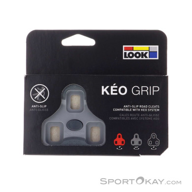 Look Cycle RR Keo Grip Pedal Cleats-Grau-One Size