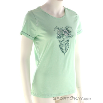 Chillaz Gandia Alps Love Damen T-Shirt-Blau-S