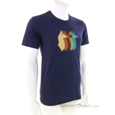 Cotopaxi Llama Sequence Organic Herren T-Shirt-Dunkel-Blau-S