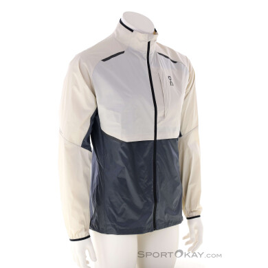 On Weather Herren Laufjacke-Hell-Grau-M