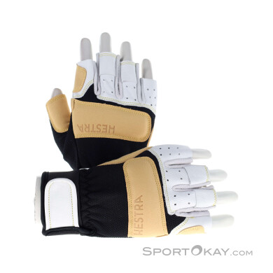 Hestra Climbers Short Handschuhe-Weiss-7