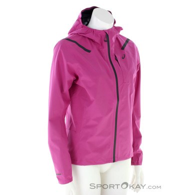 Asics Accelerate Waterproof 2.0 Jacket Damen Laufjacke-Pink-Rosa-S