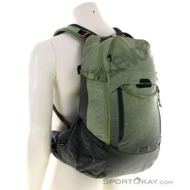 Evoc Trail Pro 26l Bikerucksack mit Protektor-Oliv-Dunkelgrün-L-XL