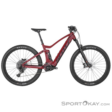 Scott Strike eRide 930 29" 2022 E-Bike All Mountainbike-Dunkel-Rot-M