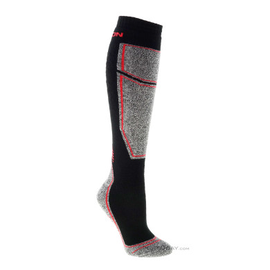 Lenz Skiing Red Kinder Skisocken-Schwarz-31-34