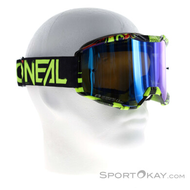 O'Neal B-10 Attack Goggle-Blau-One Size