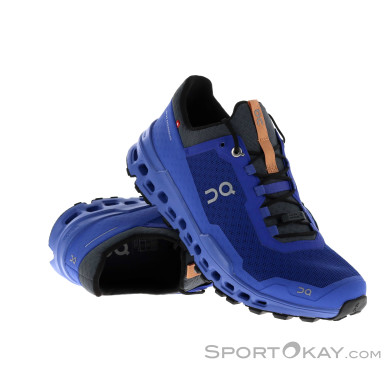 On Cloudultra Herren Traillaufschuhe-Blau-10,5