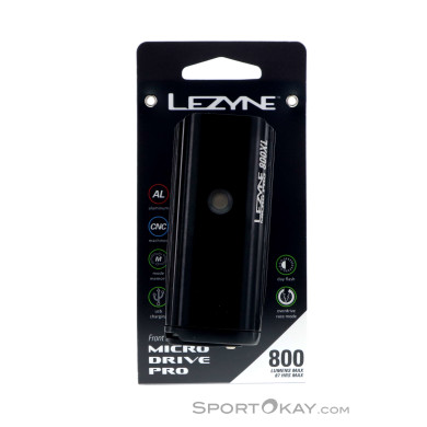 Lezyne Micro Drive Pro 800XL Fahrradlicht vorne-Schwarz-One Size