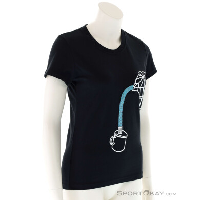 Edelrid Rope Damen T-Shirt-Anthrazit-M
