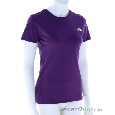 The North Face Simple Dome S/S Damen T-Shirt-Lila-M