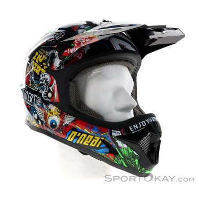 O'Neal Sonus Solid Kinder Fullface Helm-Mehrfarbig-L