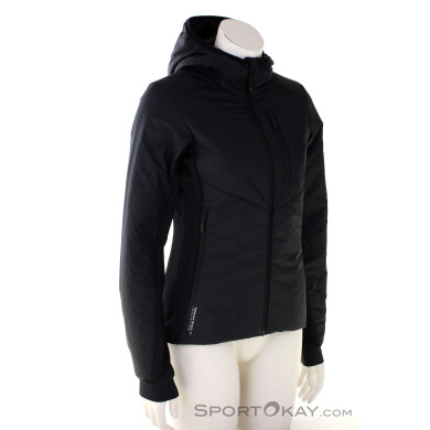 Mons Royale Arete Wool Insulation Hood Damen Isolationsjacke-Schwarz-S