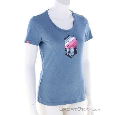 Karpos Valley Damen T-Shirt-Blau-M