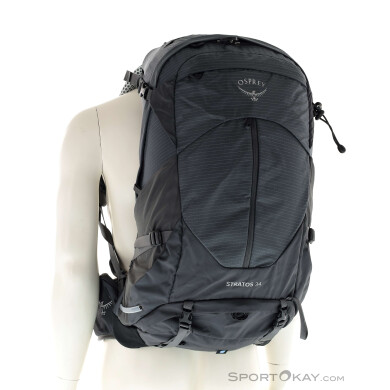 Osprey Stratos 34l Rucksack-Dunkel-Grau-34