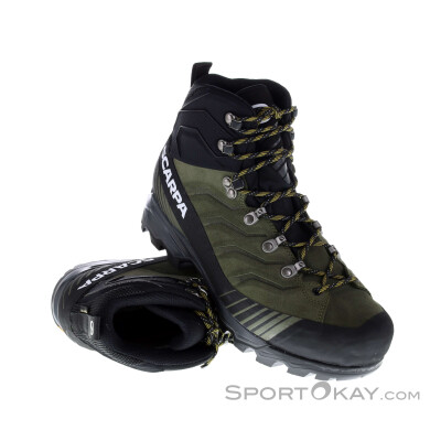 Scarpa Ribelle TRK GTX Herren Bergschuhe Gore-Tex-Oliv-Dunkelgrün-44
