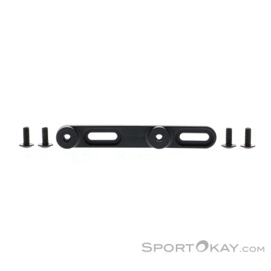 Ortlieb Offset-Plate Adapter 64mm Flaschenhalter Adapter-Schwarz-One Size