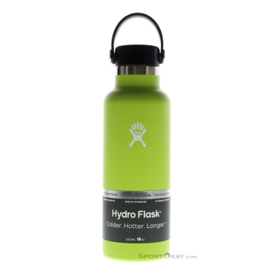 Hydro Flask 18oz Standard Mouth 0,532l Thermosflasche-Grün-One Size