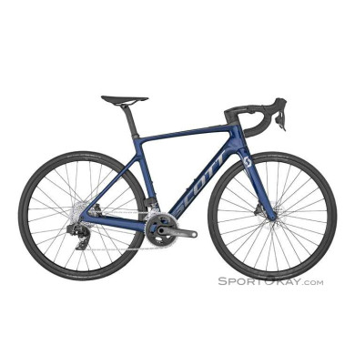 Scott Addict eRide 20 250Wh 28" 2022 E-Rennrad-Dunkel-Blau-L