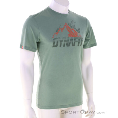 Dynafit Transalper Graphic Herren T-Shirt-Grün-M