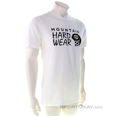 Mountain Hardwear MHW Logo Herren T-Shirt-Weiss-S