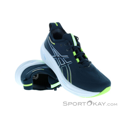 Asics Gel-Nimbus 26 Herren Laufschuhe-Dunkel-Blau-13