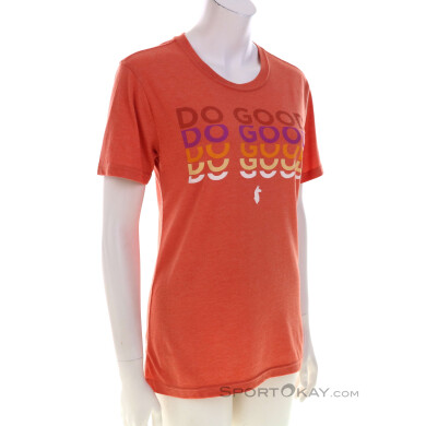 Cotopaxi Do Good Repeat Organic Damen T-Shirt-Orange-M