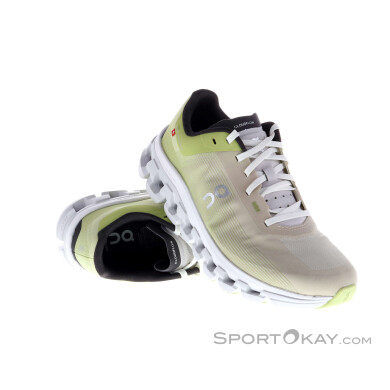 On Cloudflow 4 Damen Laufschuhe-Grün-8,5