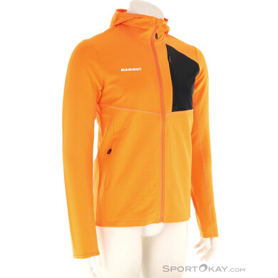 Mammut Madris Light ML Hooded Herren Sweater-Orange-M