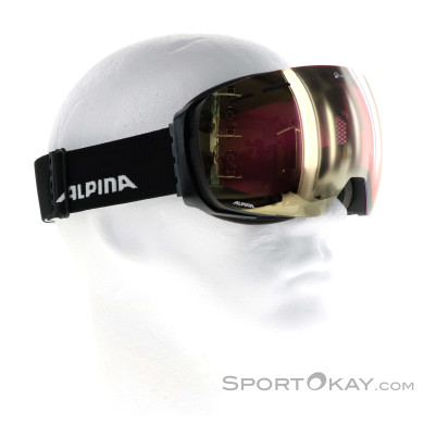 Alpina Granby QVM Skibrille-Schwarz-One Size