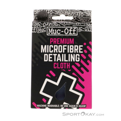 Muc Off Premium Microfibre Detailing Poliertuch-Schwarz-One Size