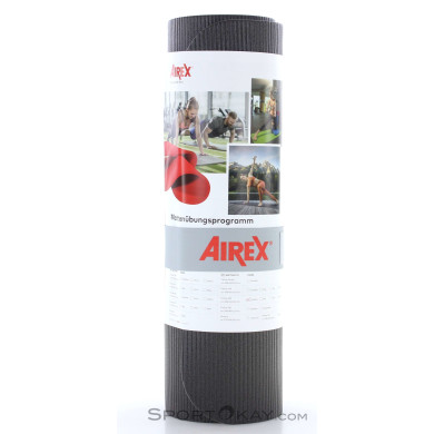 Airex Fitline 180x60x1cm Fitnessmatte-Dunkel-Grau-One Size