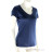Super Natural V Neck Tee 140 Damen T-Shirt-Blau-S