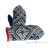 Hestra Nordic Wool Mitt Handschuhe-Blau-8